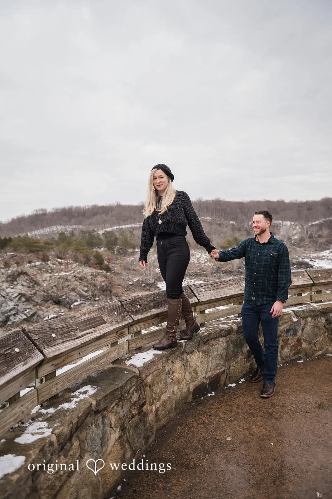 Alexandra + Brian Great Falls National Park Engagement // Alexandra & Brian -