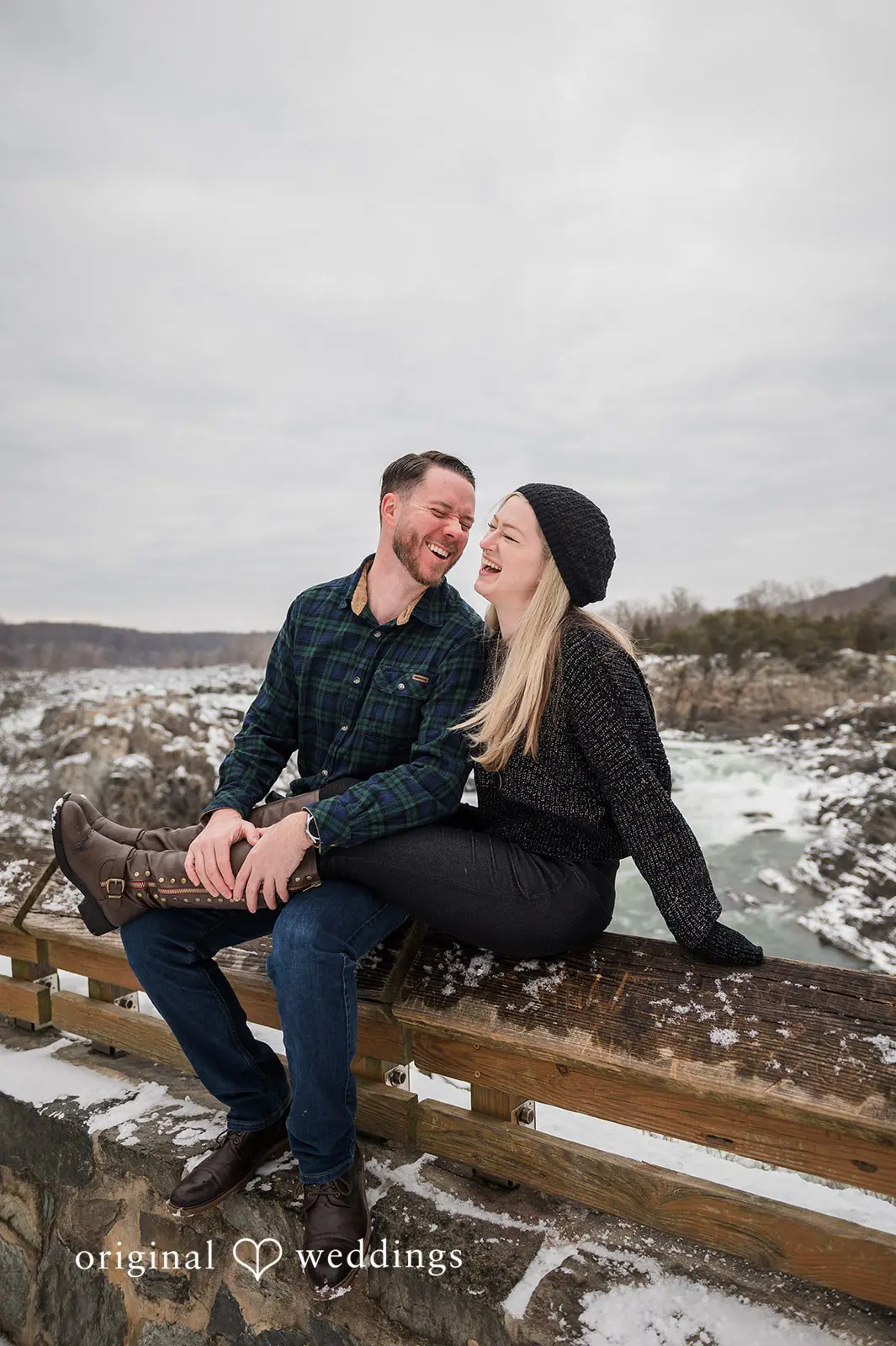 Alexandra + Brian Great Falls National Park Engagement // Alexandra & Brian -