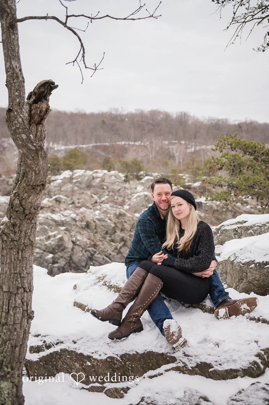 Alexandra + Brian Great Falls National Park Engagement // Alexandra & Brian -