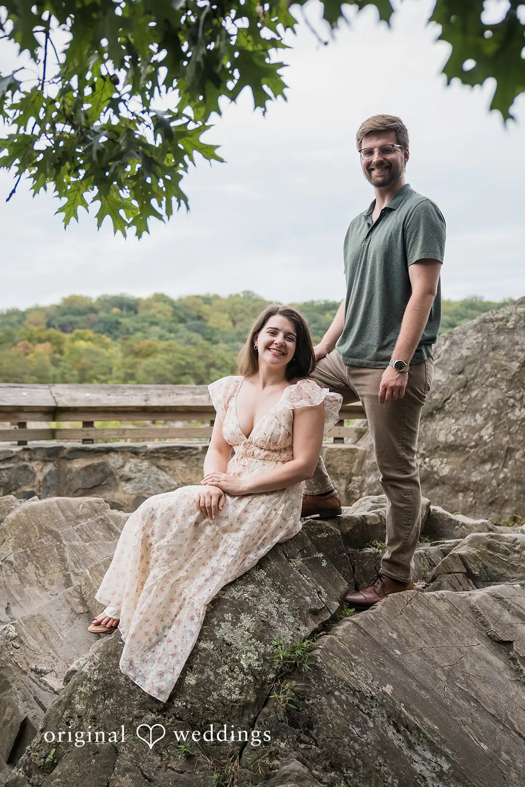 Catherine + Kaleb Great Falls Engagement // Catherine & Kaleb -
