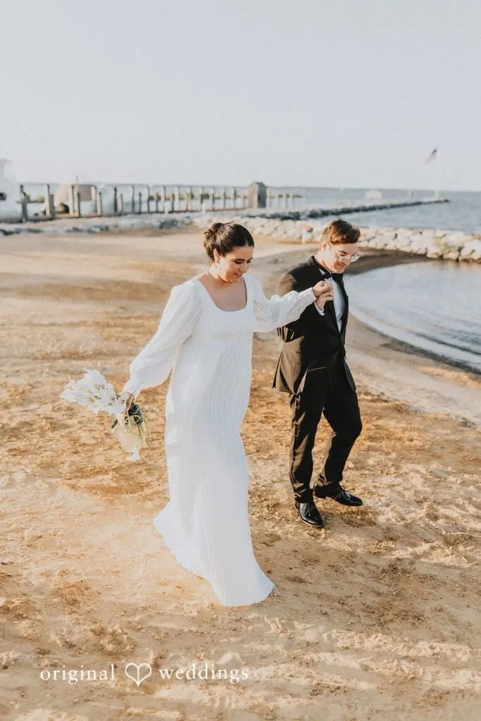 Isabel Aranzazu + Brendan Coastal Washington DC wedding photography and videography at Herrington on the Bay by Original Weddings, featuring Isabel-Aranzazu and Brendan’s waterfront celebration.