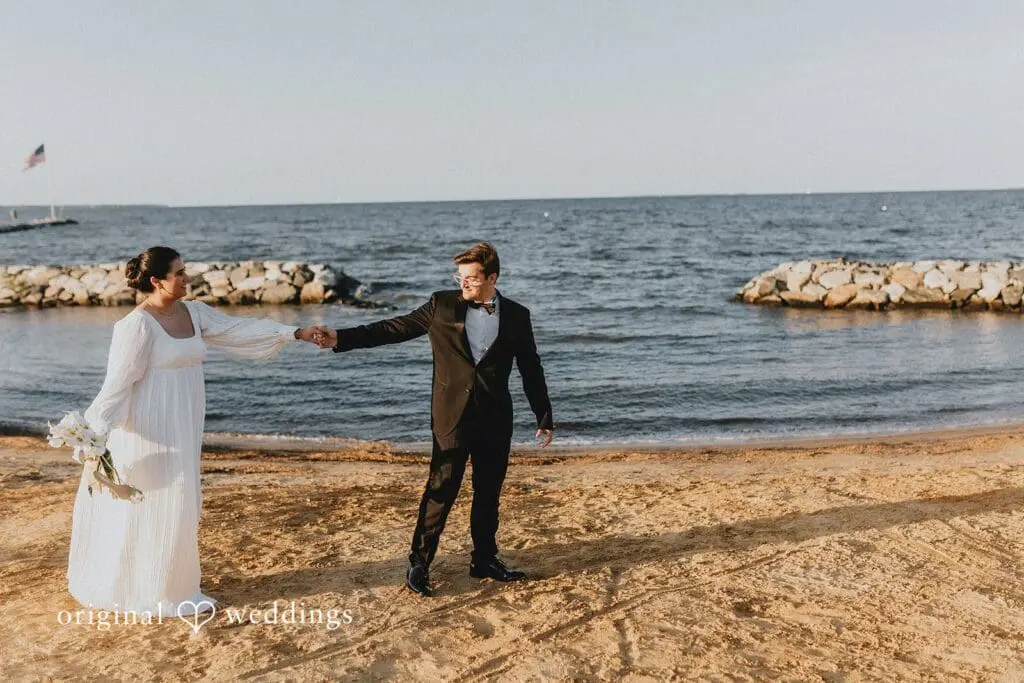Isabel Aranzazu + Brendan Coastal Washington DC wedding photography and videography at Herrington on the Bay by Original Weddings, featuring Isabel-Aranzazu and Brendan’s waterfront celebration.