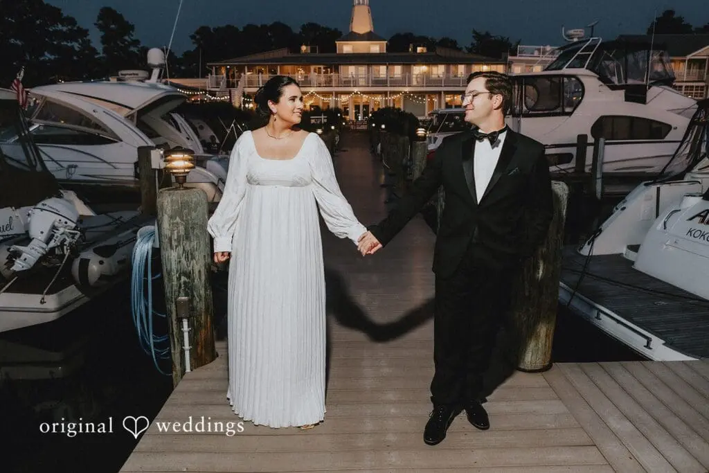 Isabel Aranzazu + Brendan Coastal Washington DC wedding photography and videography at Herrington on the Bay by Original Weddings, featuring Isabel-Aranzazu and Brendan’s waterfront celebration.