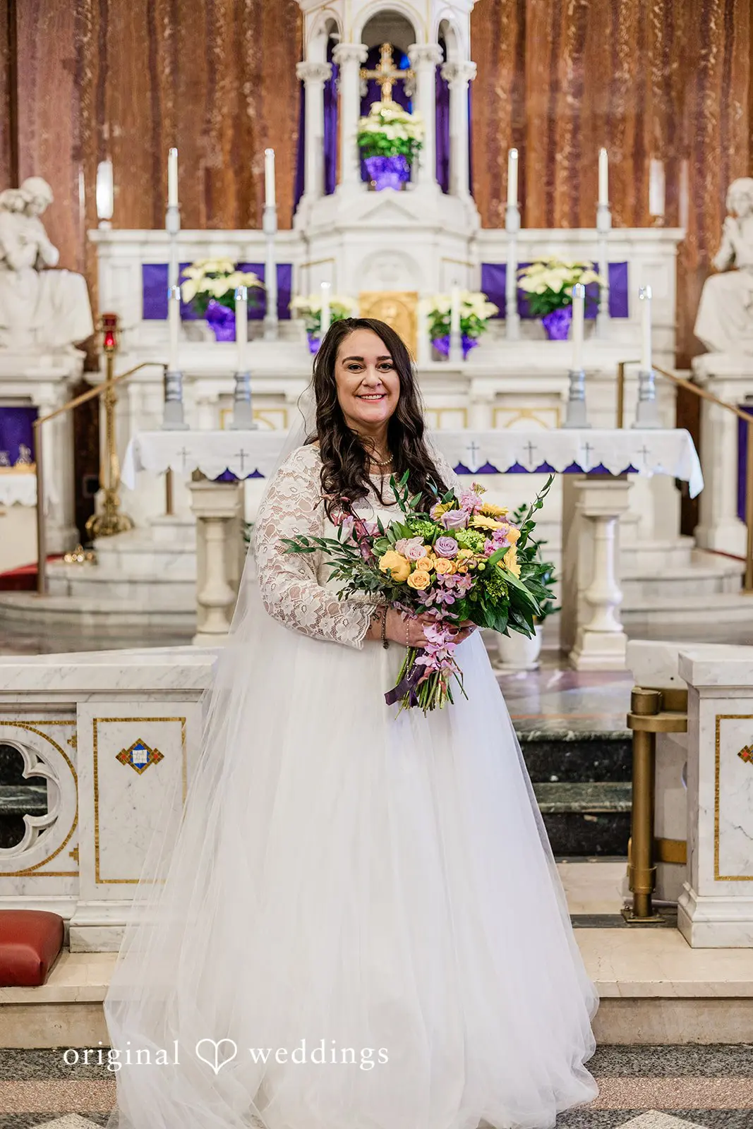 Kamila + Erick Holy Cross Roman Catholic Church Wedding // Kamila & Erick -
