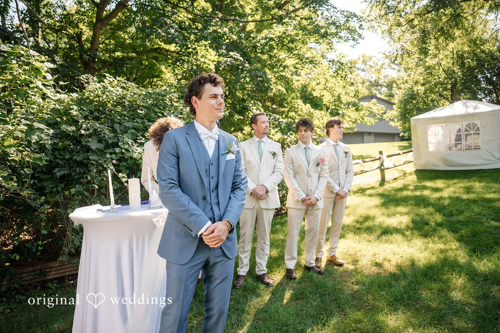 Zachary + Kaley Illinois Backyard Wedding // Kaley & Zachary -