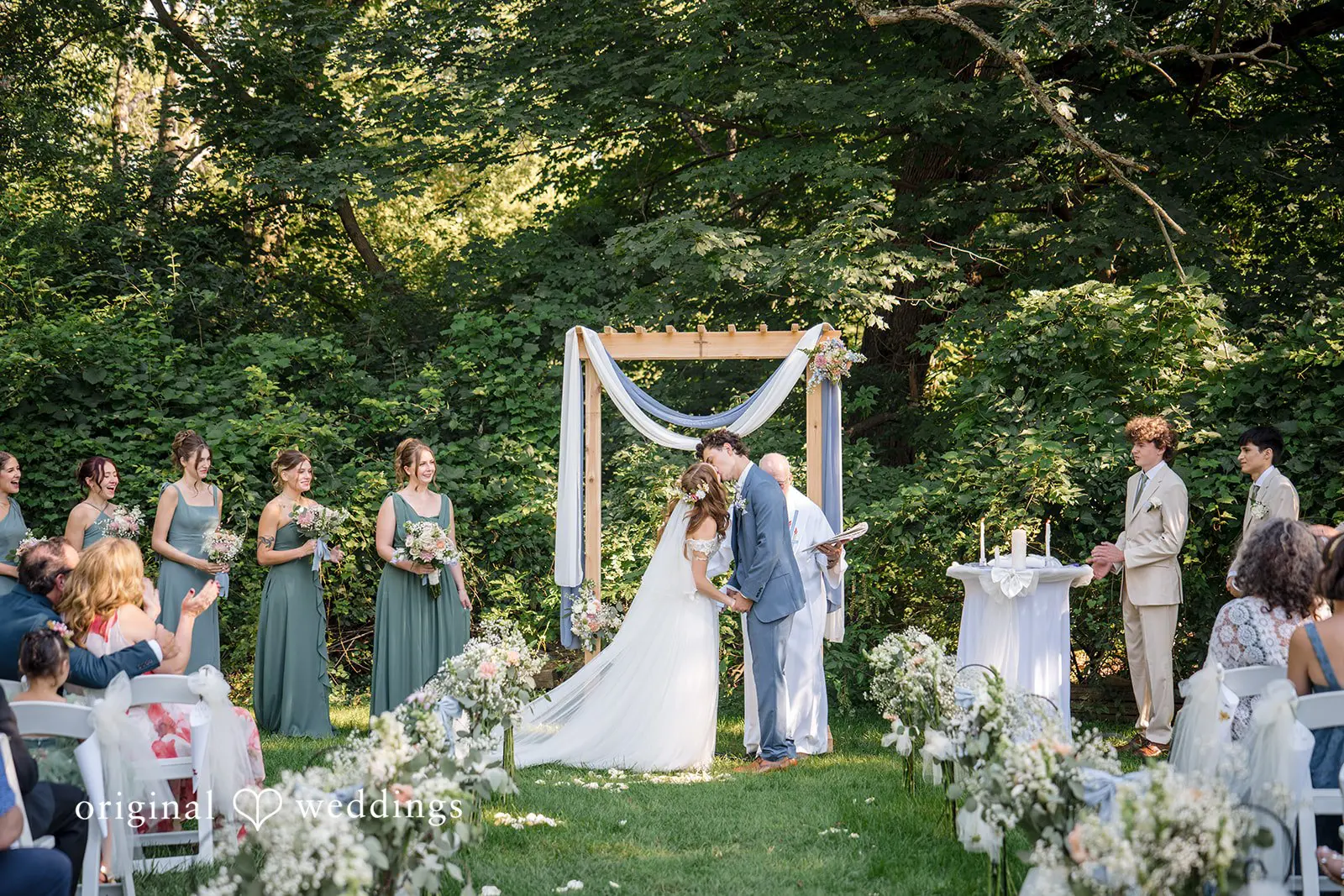 Zachary + Kaley Illinois Backyard Wedding // Kaley & Zachary -