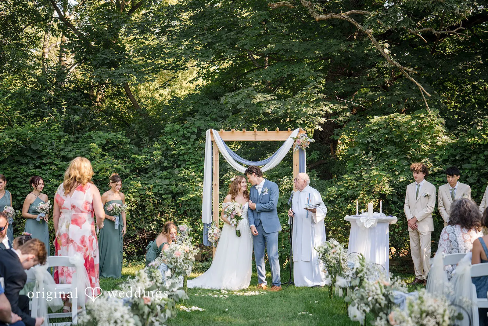 Zachary + Kaley Illinois Backyard Wedding // Kaley & Zachary -