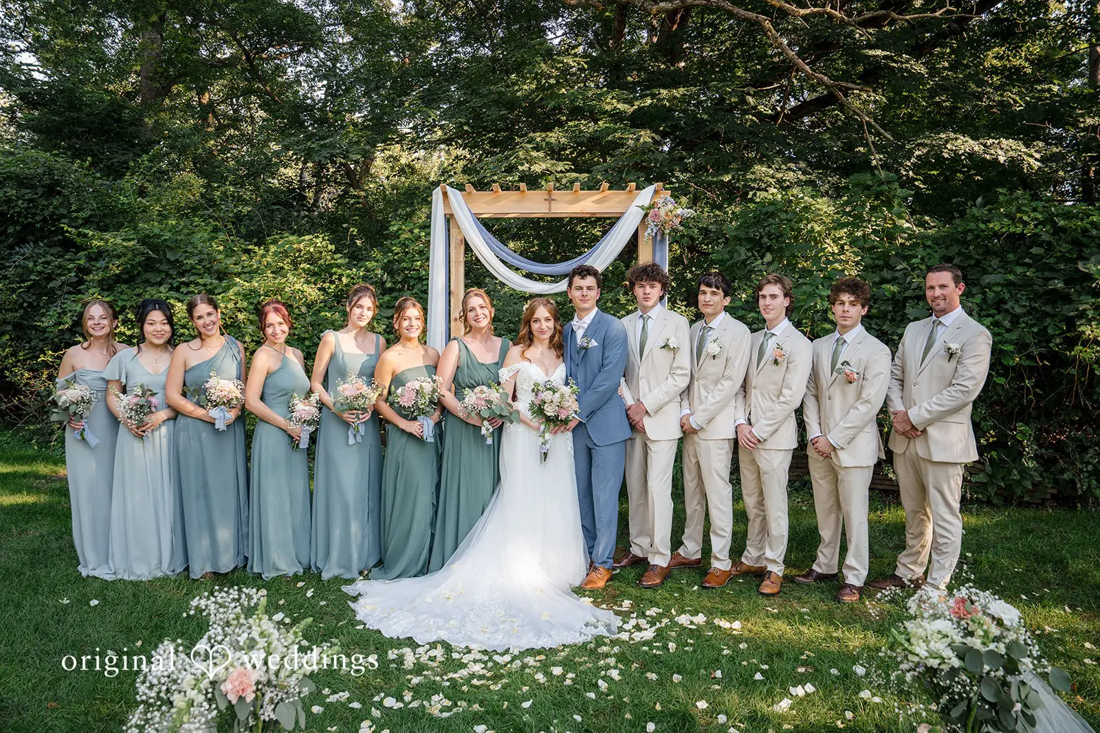 Zachary + Kaley Illinois Backyard Wedding // Kaley & Zachary -