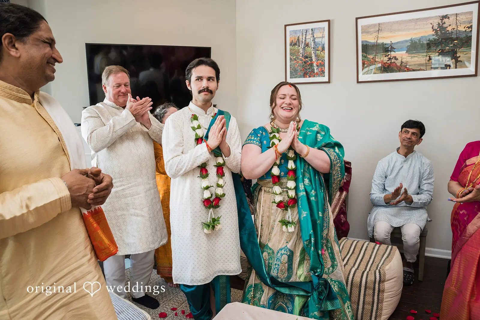 Illinois Home Wedding // Anil & Paige -