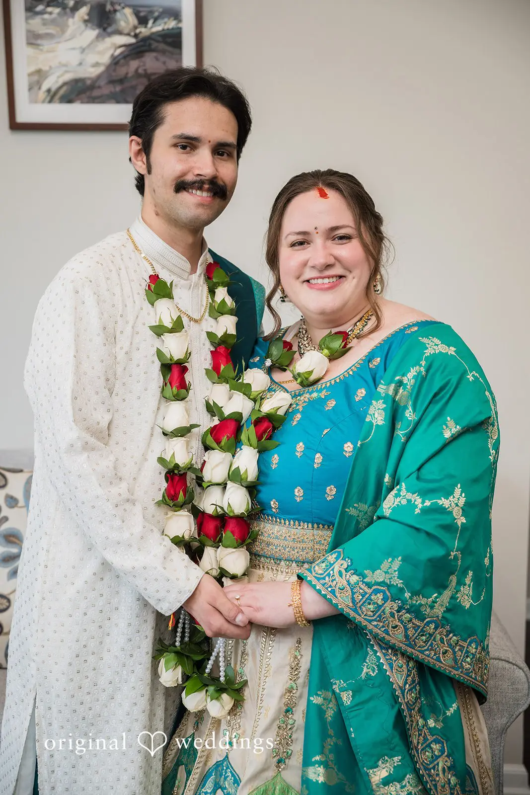 Illinois Home Wedding // Anil & Paige -