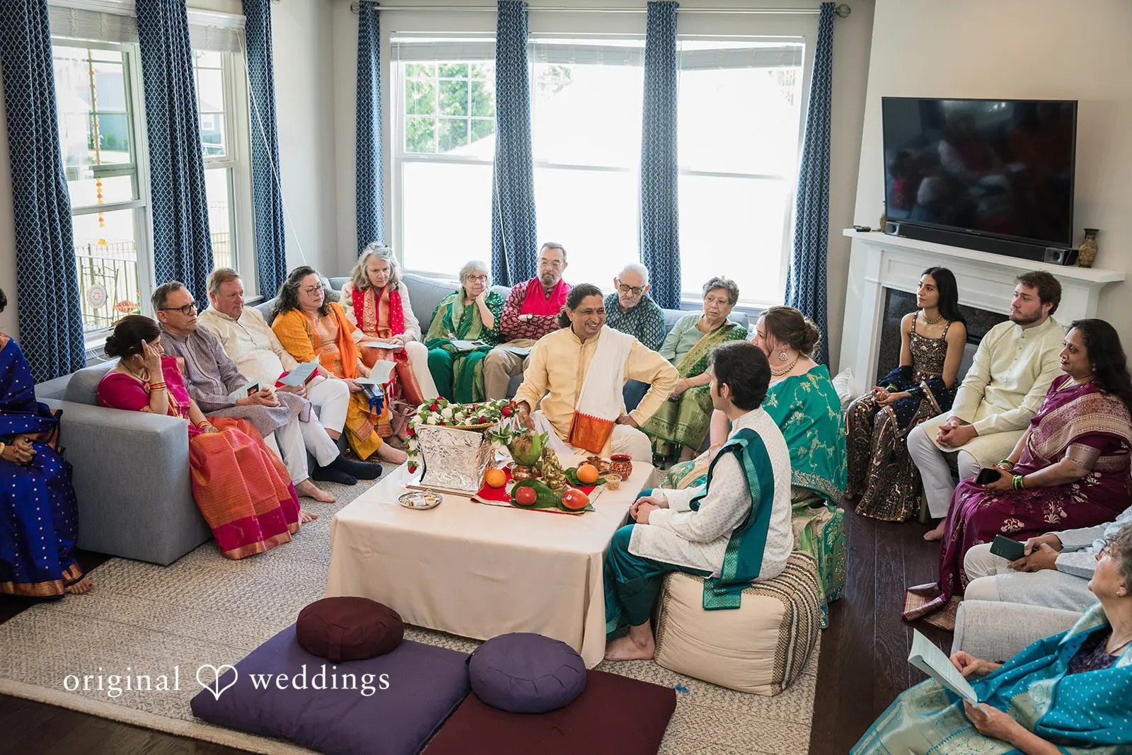 Illinois Home Wedding // Anil & Paige -