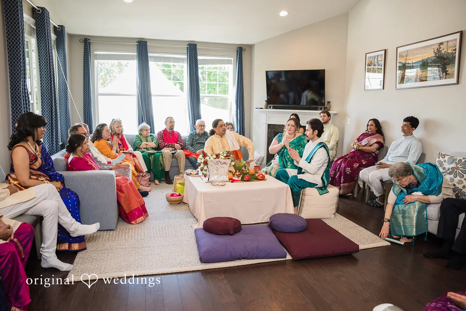 Illinois Home Wedding // Anil & Paige -