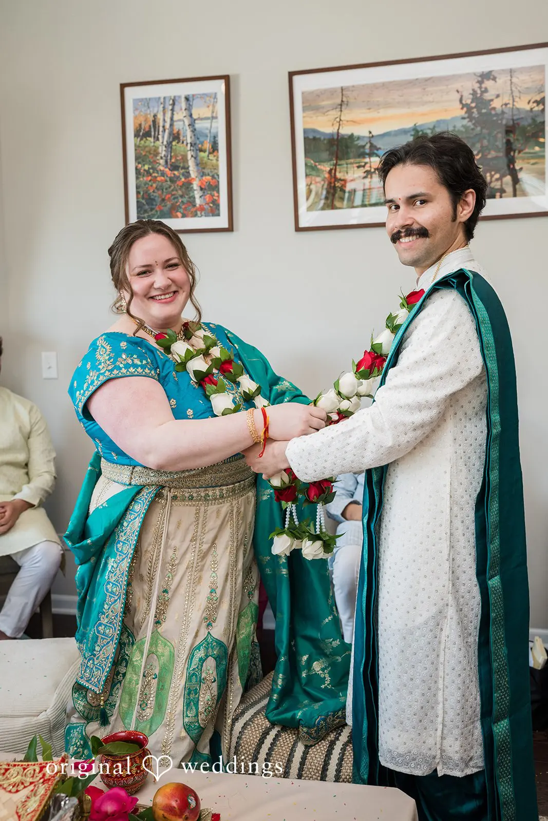 Illinois Home Wedding // Anil & Paige -