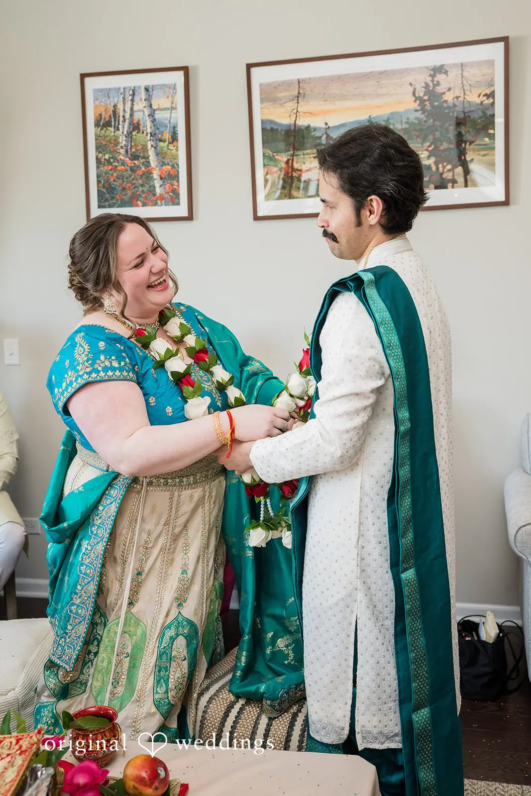 Illinois Home Wedding // Anil & Paige -