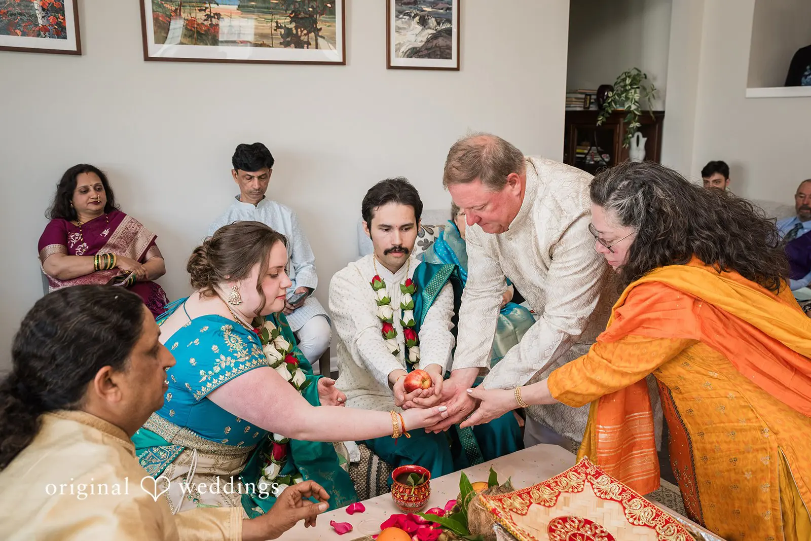 Illinois Home Wedding // Anil & Paige -