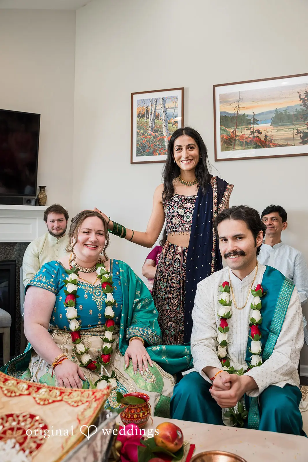 Illinois Home Wedding // Anil & Paige -