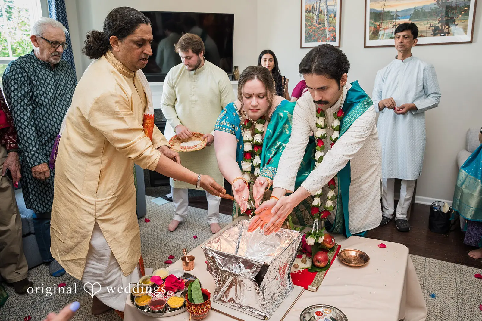 Illinois Home Wedding // Anil & Paige -