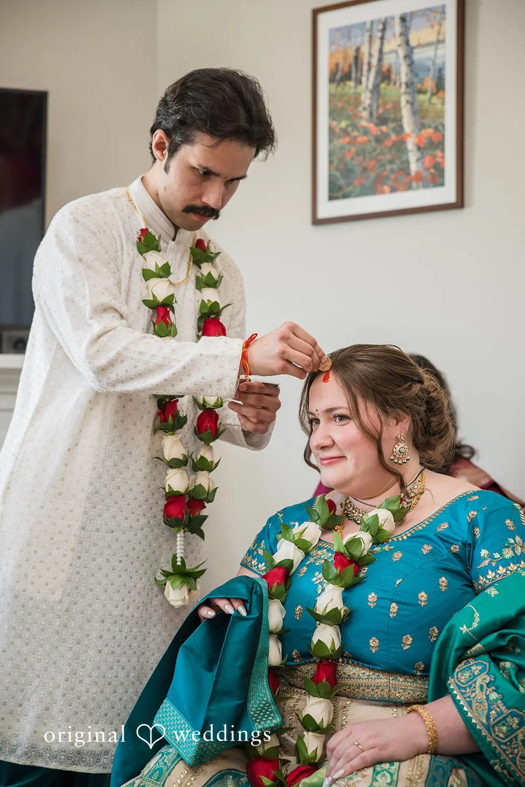Illinois Home Wedding // Anil & Paige -