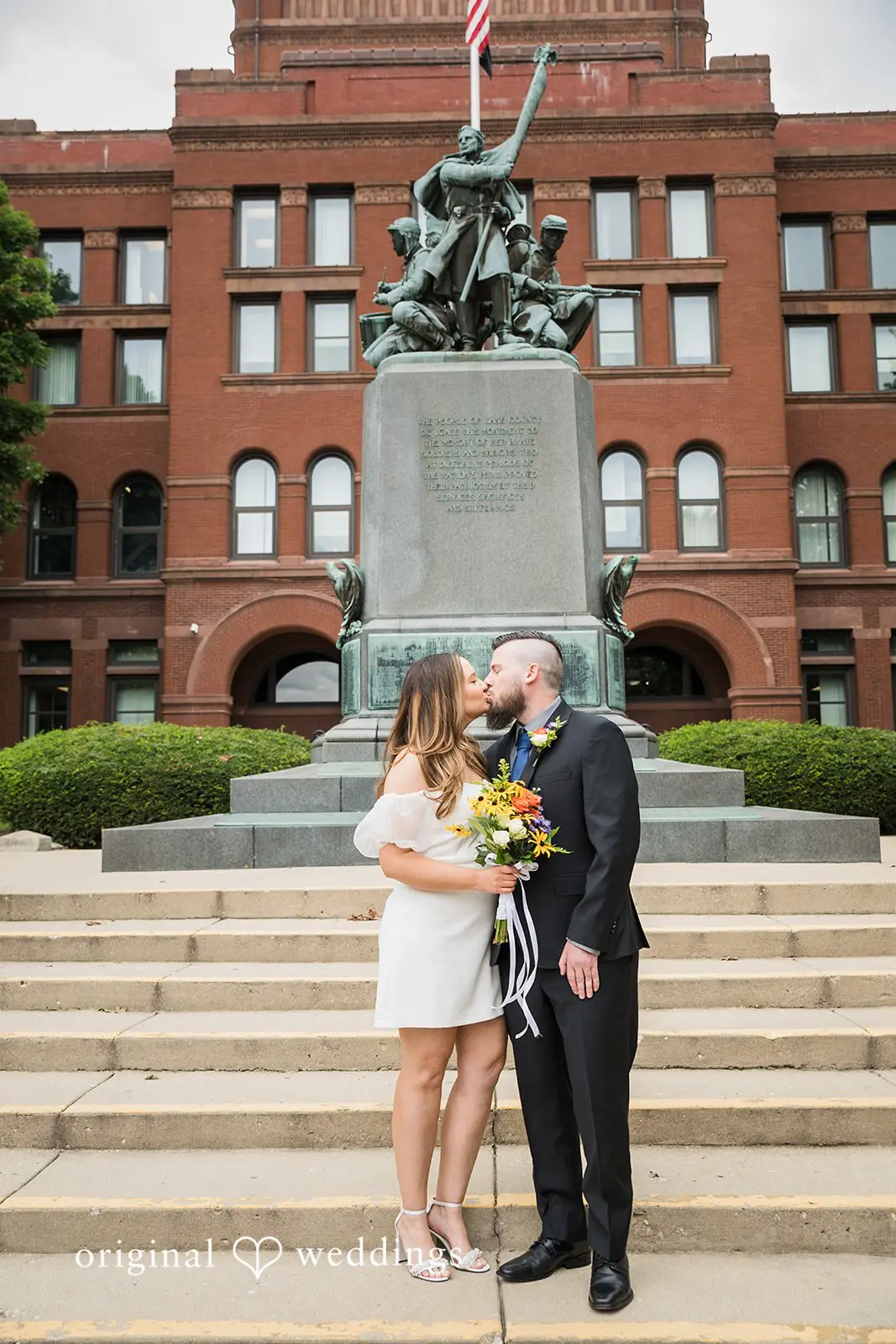 Claire + Benjamin Kane County Courthouse Wedding // Claire & Benjamin -