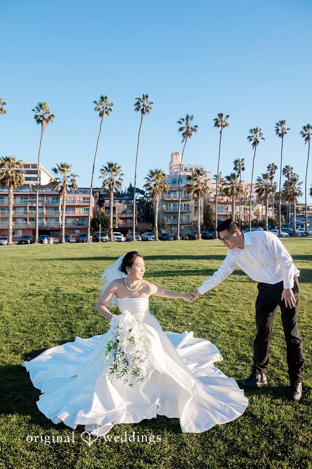 Wentao + Wenjia La Jolla Cove Bridge Club Wedding // Wentao & Wenjia -