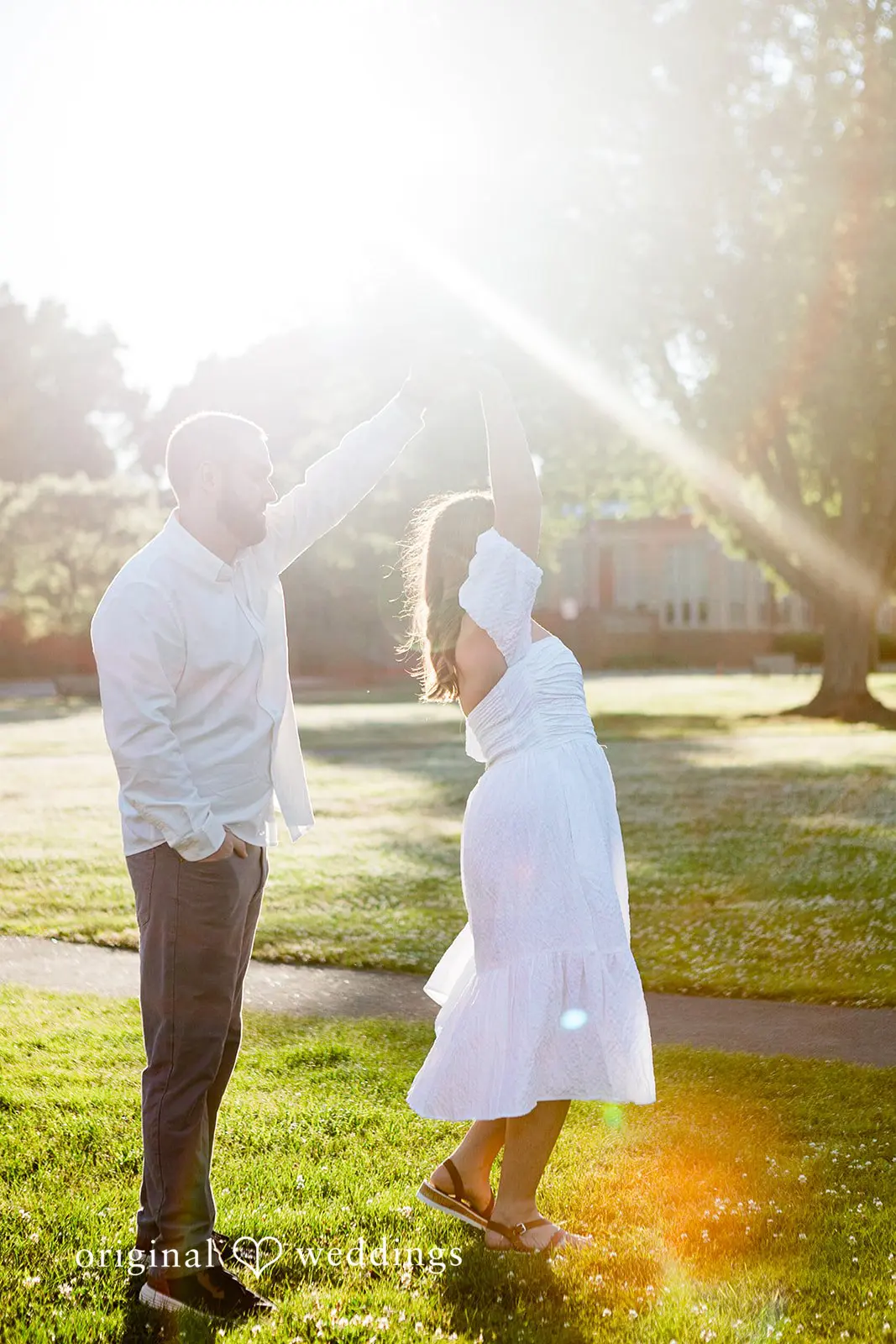 Justina + Bryan Lake Quannapowitt Engagement // Justina & Bryan -