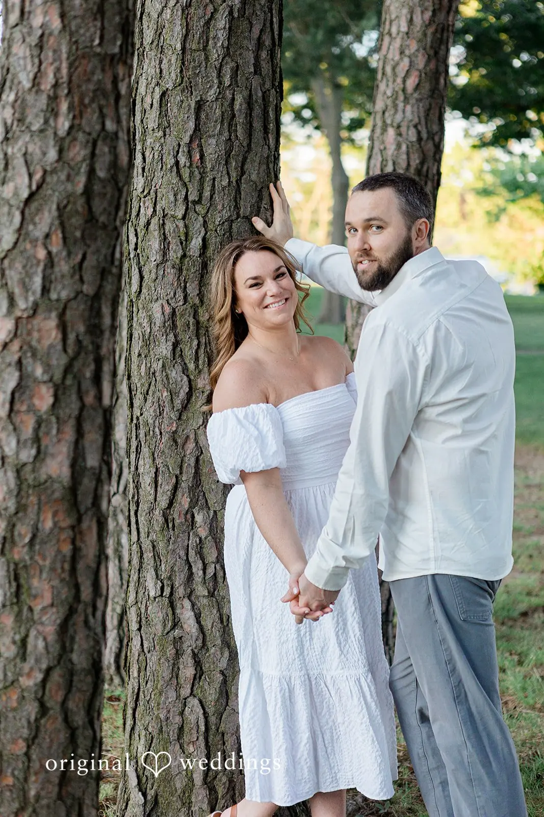 Justina + Bryan Lake Quannapowitt Engagement // Justina & Bryan -