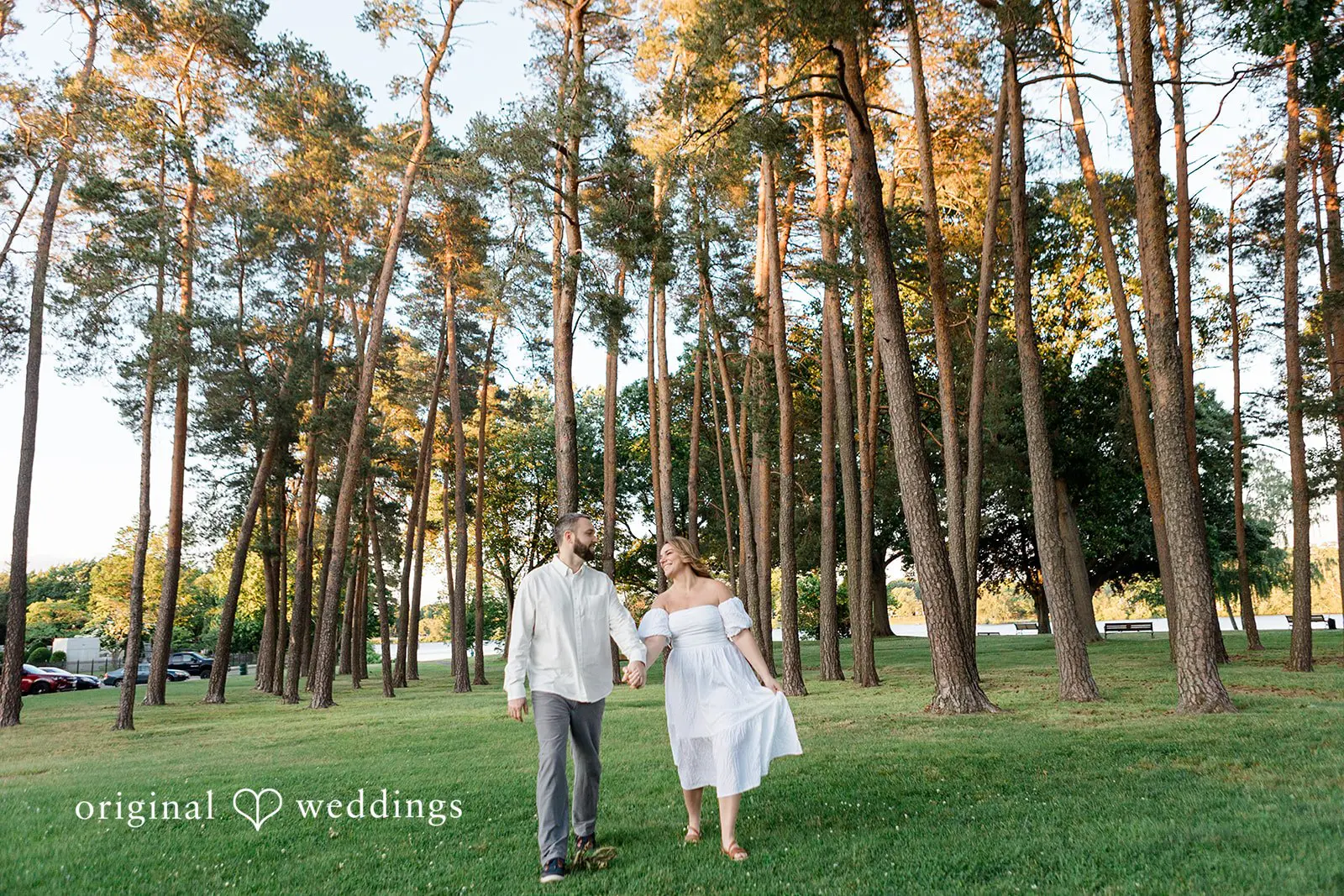 Justina + Bryan Lake Quannapowitt Engagement // Justina & Bryan -