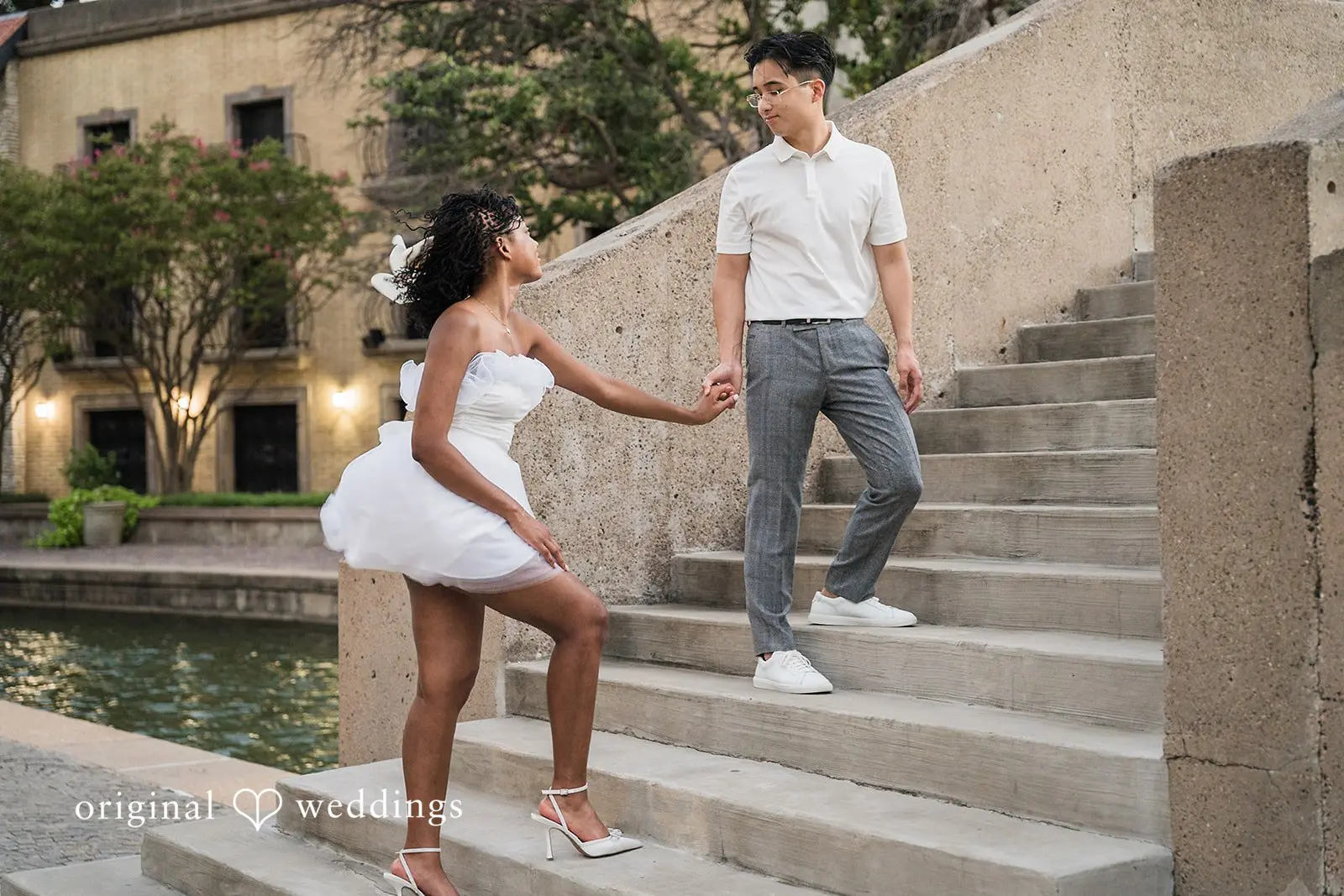 Kayla + Daniel Mandalay Canal Walk at Las Colinas Engagement // Kayla & Daniel -