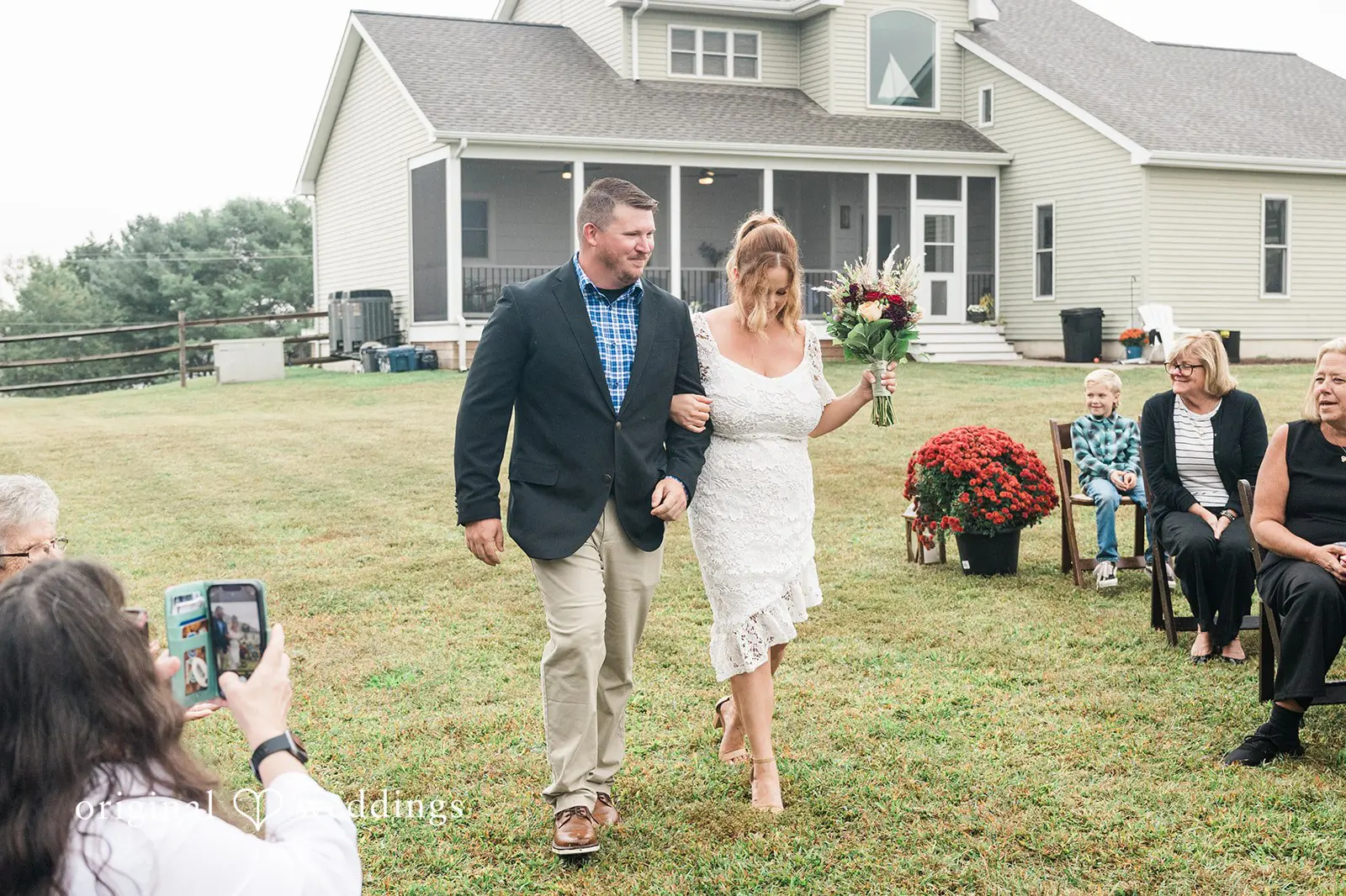 Brittney + Matt Maryland Backyard Wedding // Brittney & Matt -