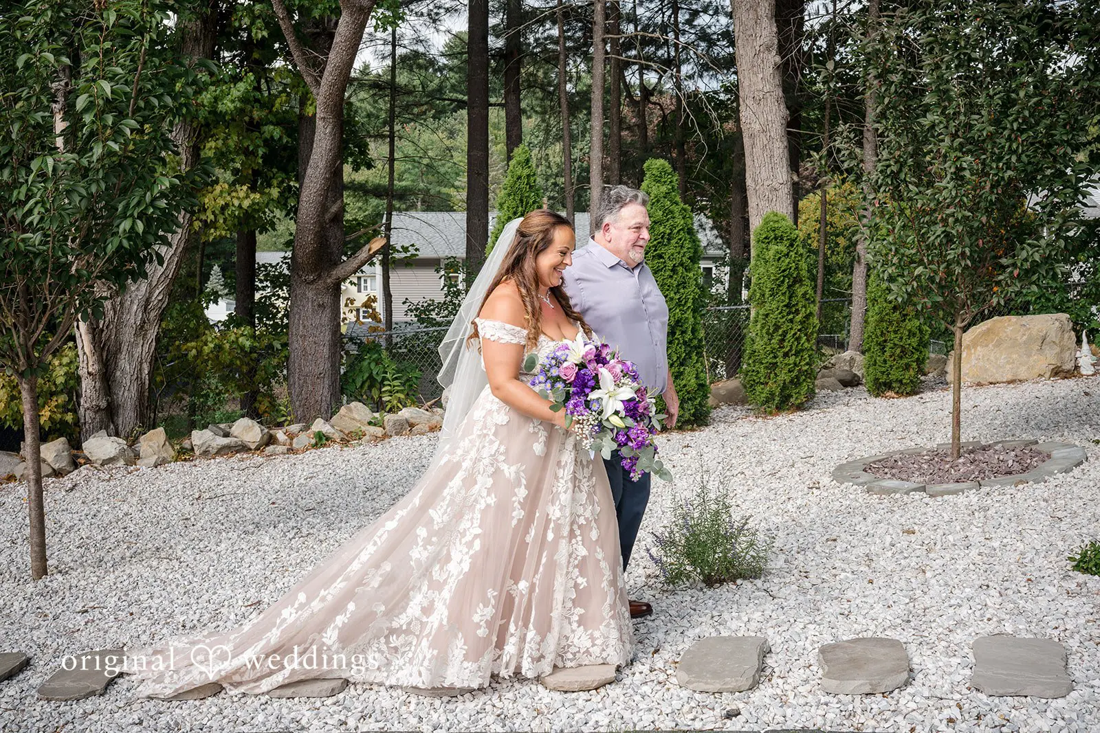 Lorraine + David Massachusetts Backyard Wedding // Lorraine & David -