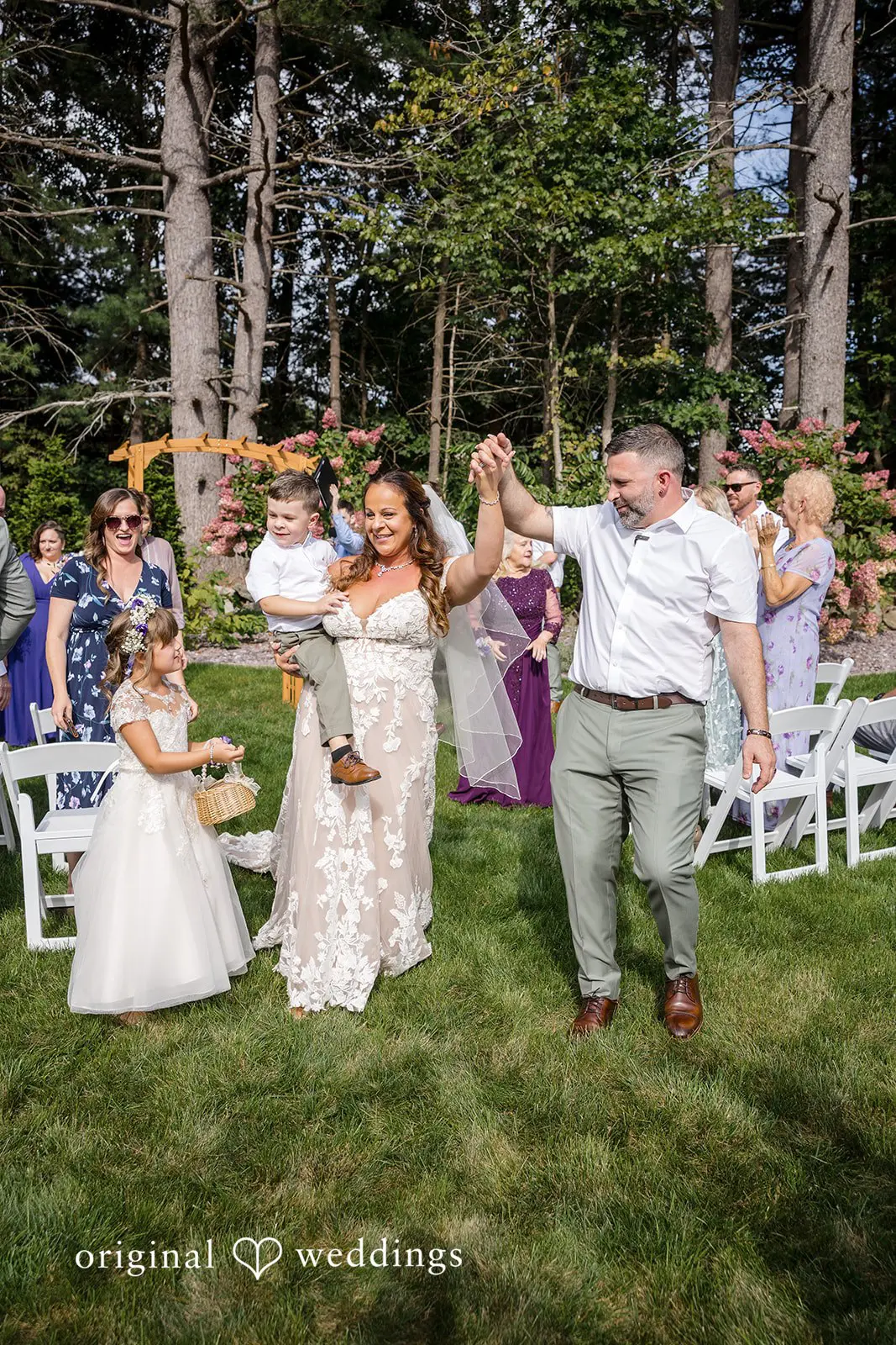 Lorraine + David Massachusetts Backyard Wedding // Lorraine & David -