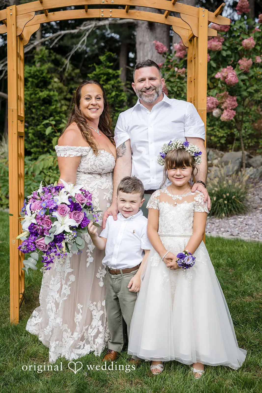 Lorraine + David Massachusetts Backyard Wedding // Lorraine & David -