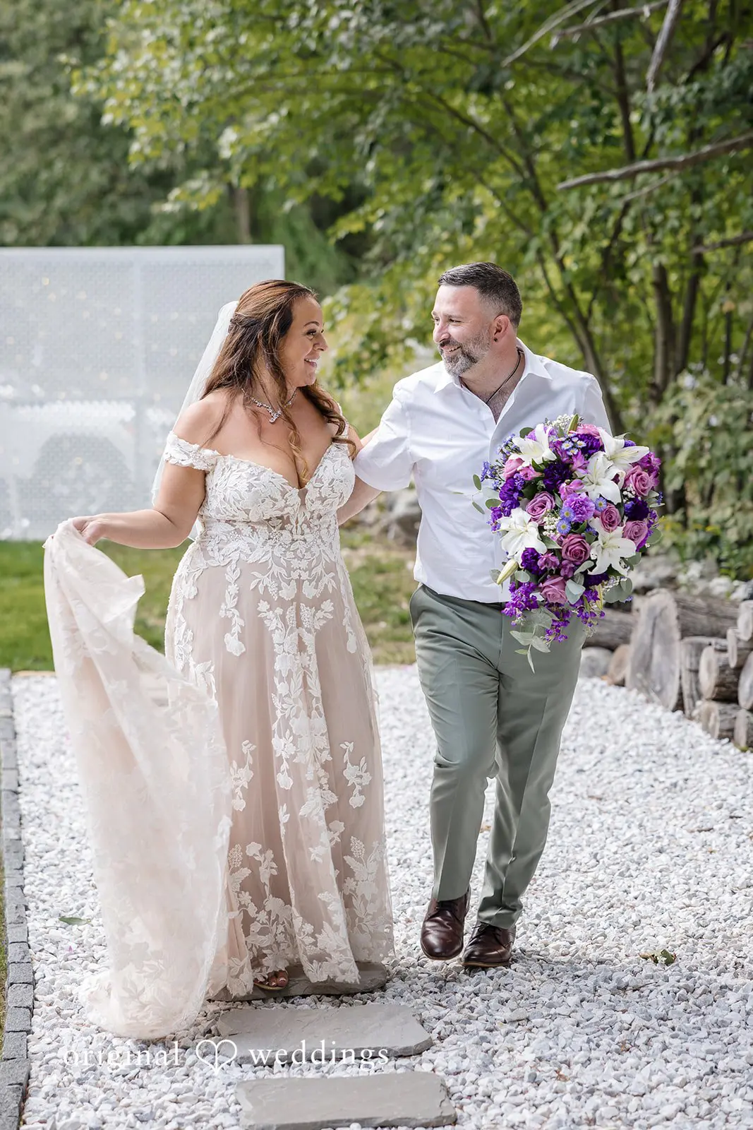 Lorraine + David Massachusetts Backyard Wedding // Lorraine & David -