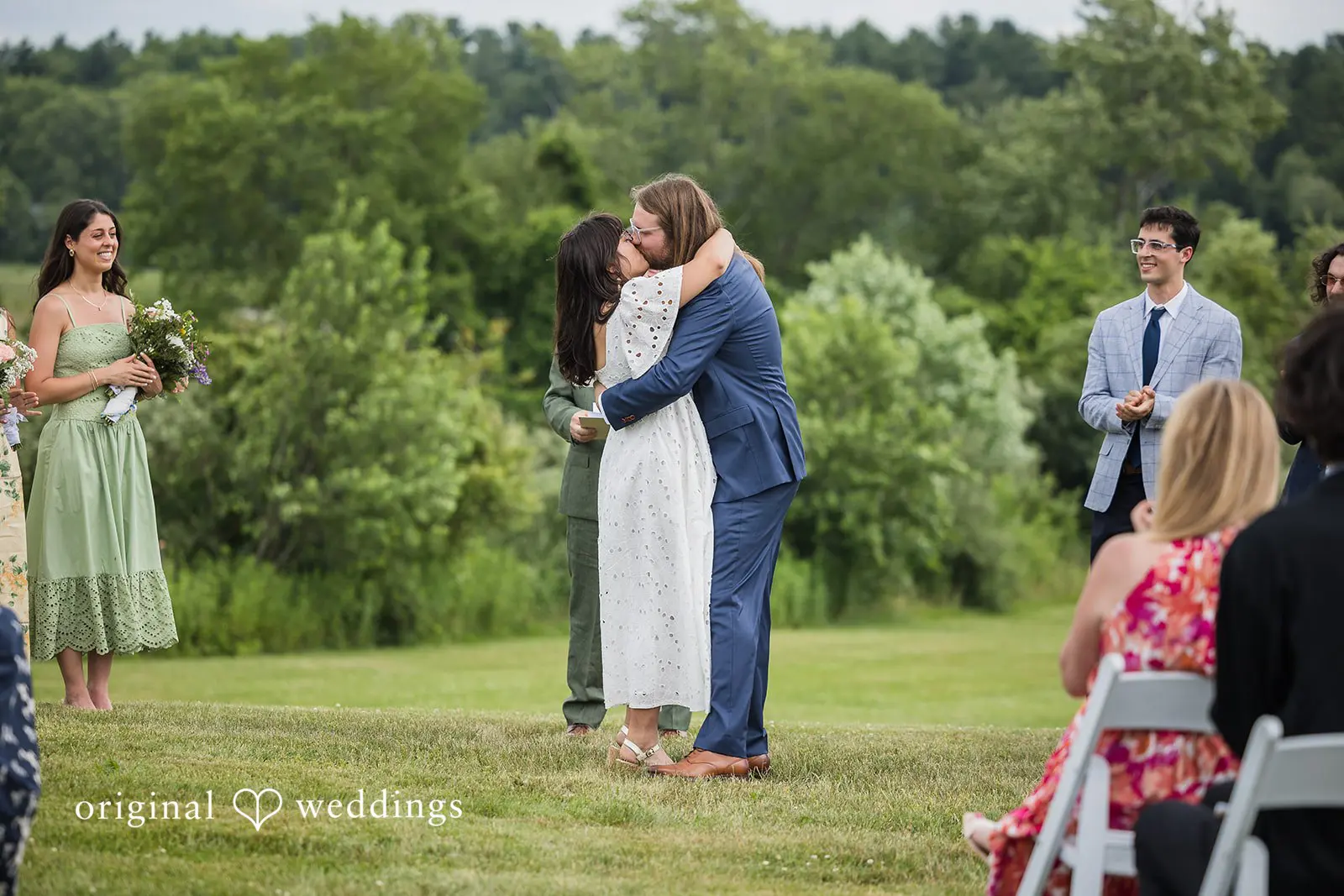 Massachusetts Backyard Wedding // Andrea & Matt -
