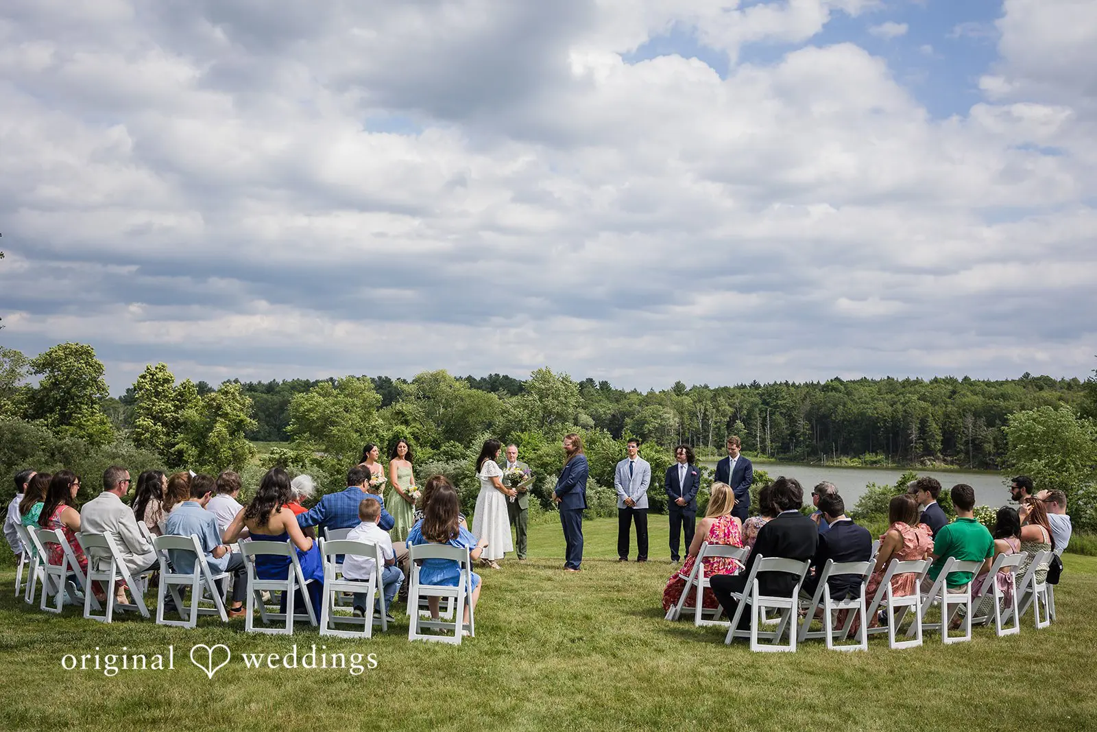 Massachusetts Backyard Wedding // Andrea & Matt -