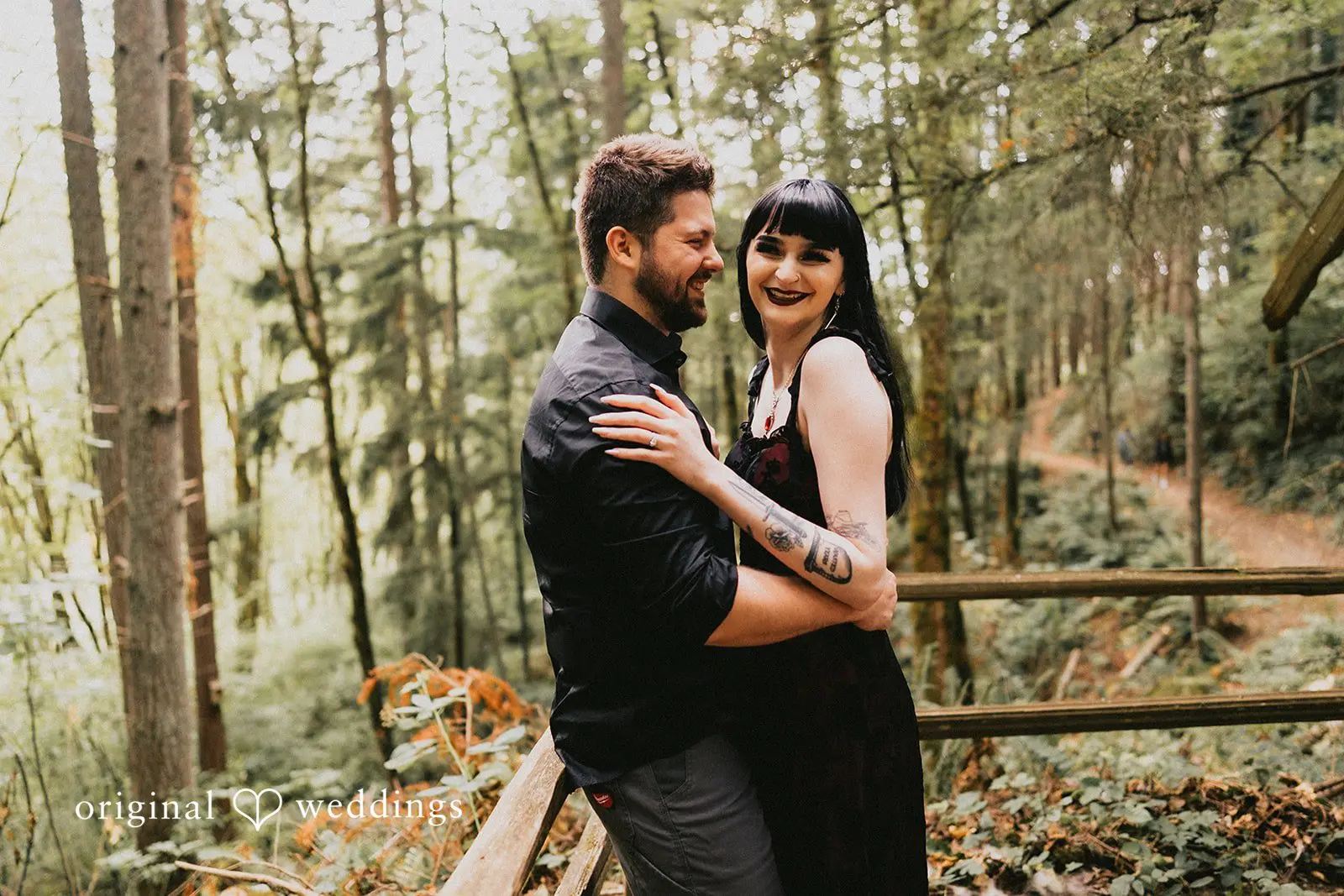 Julia + Josh May Creek Park Engagement // Julia & Josh -