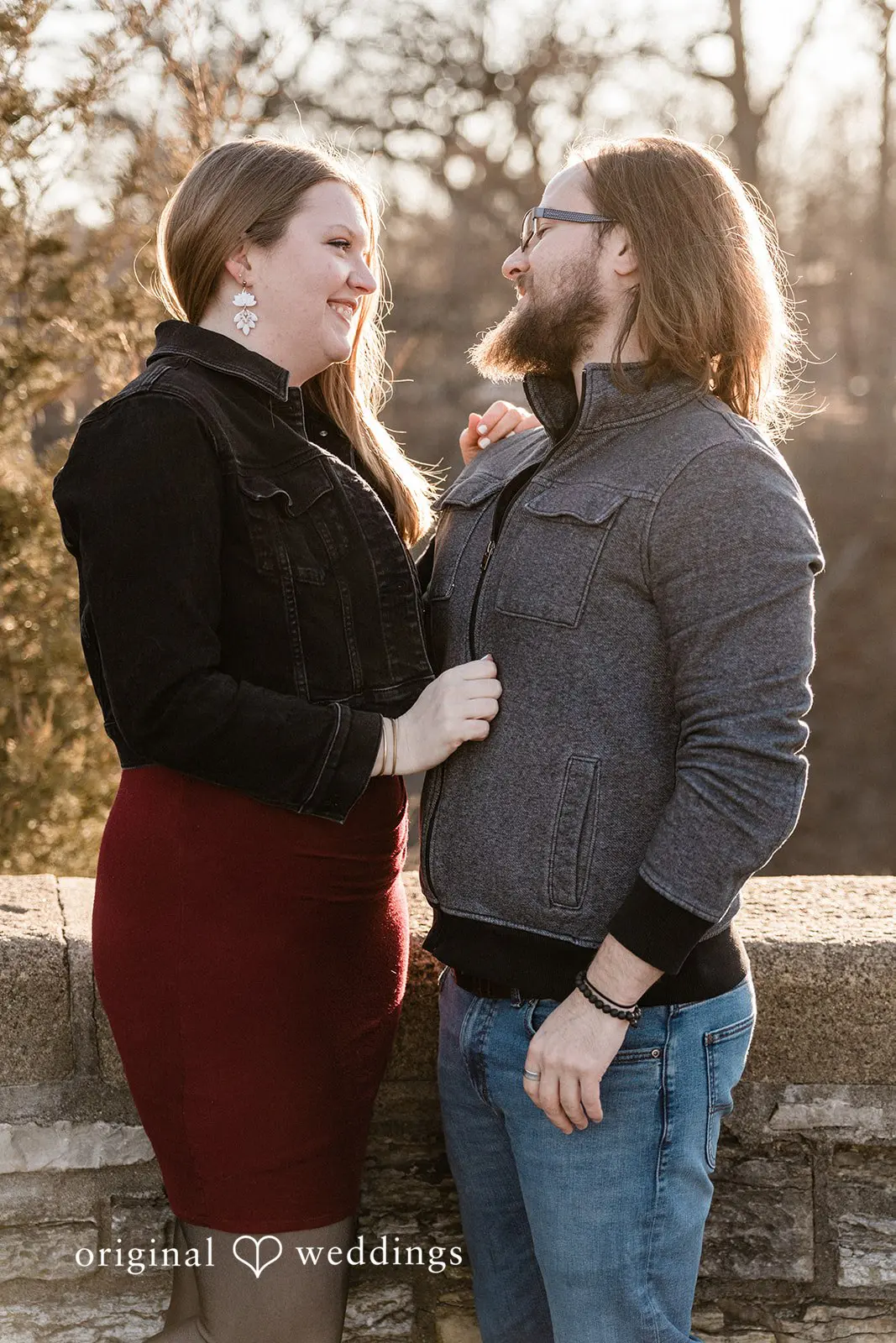 Courtney + Ross Minnehaha Falls Engagement // Courtney & Ross -
