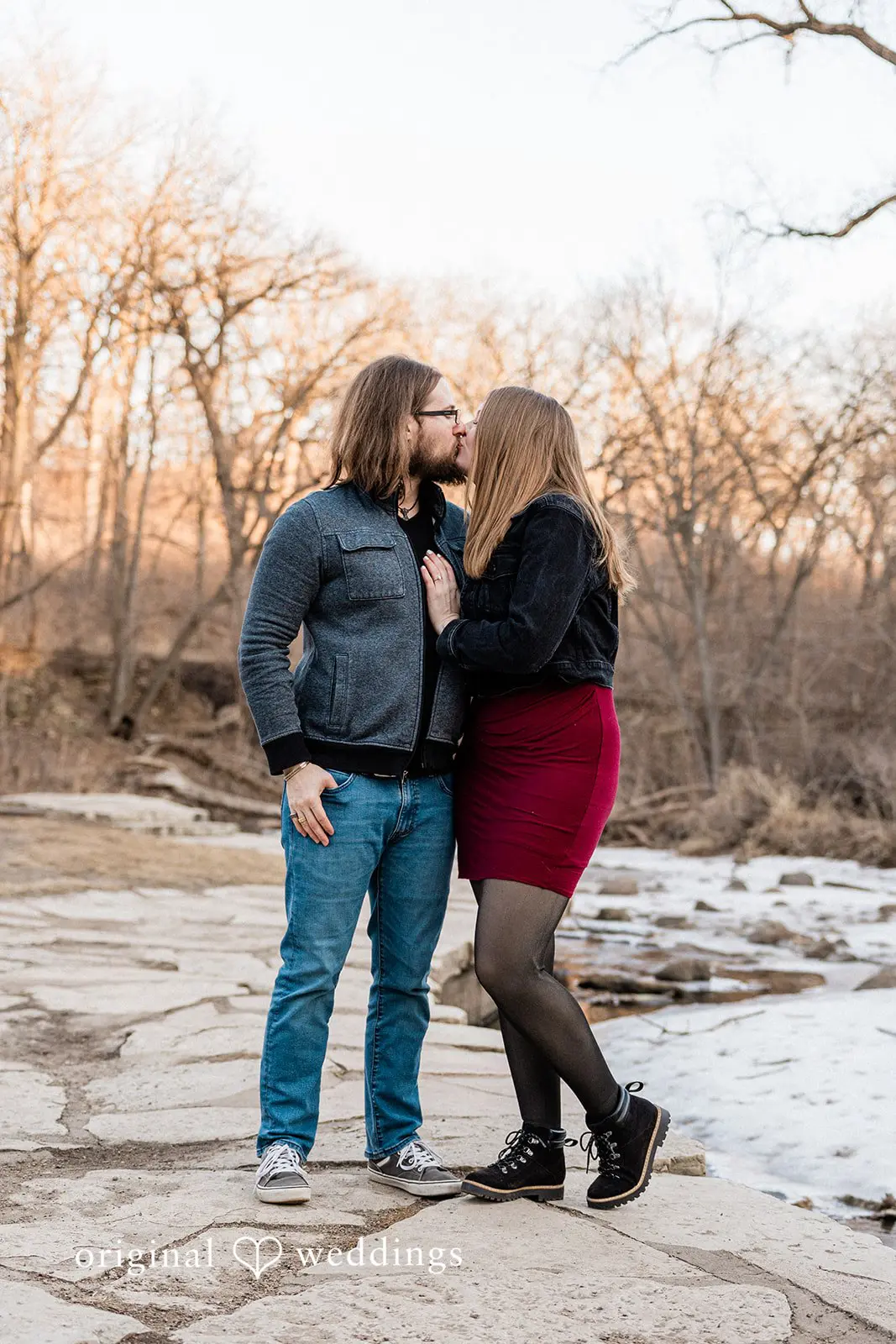 Courtney + Ross Minnehaha Falls Engagement // Courtney & Ross -