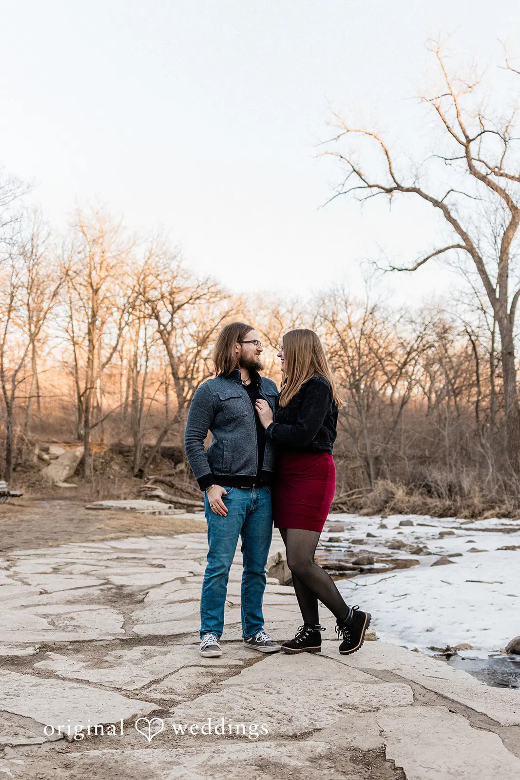 Courtney + Ross Minnehaha Falls Engagement // Courtney & Ross -