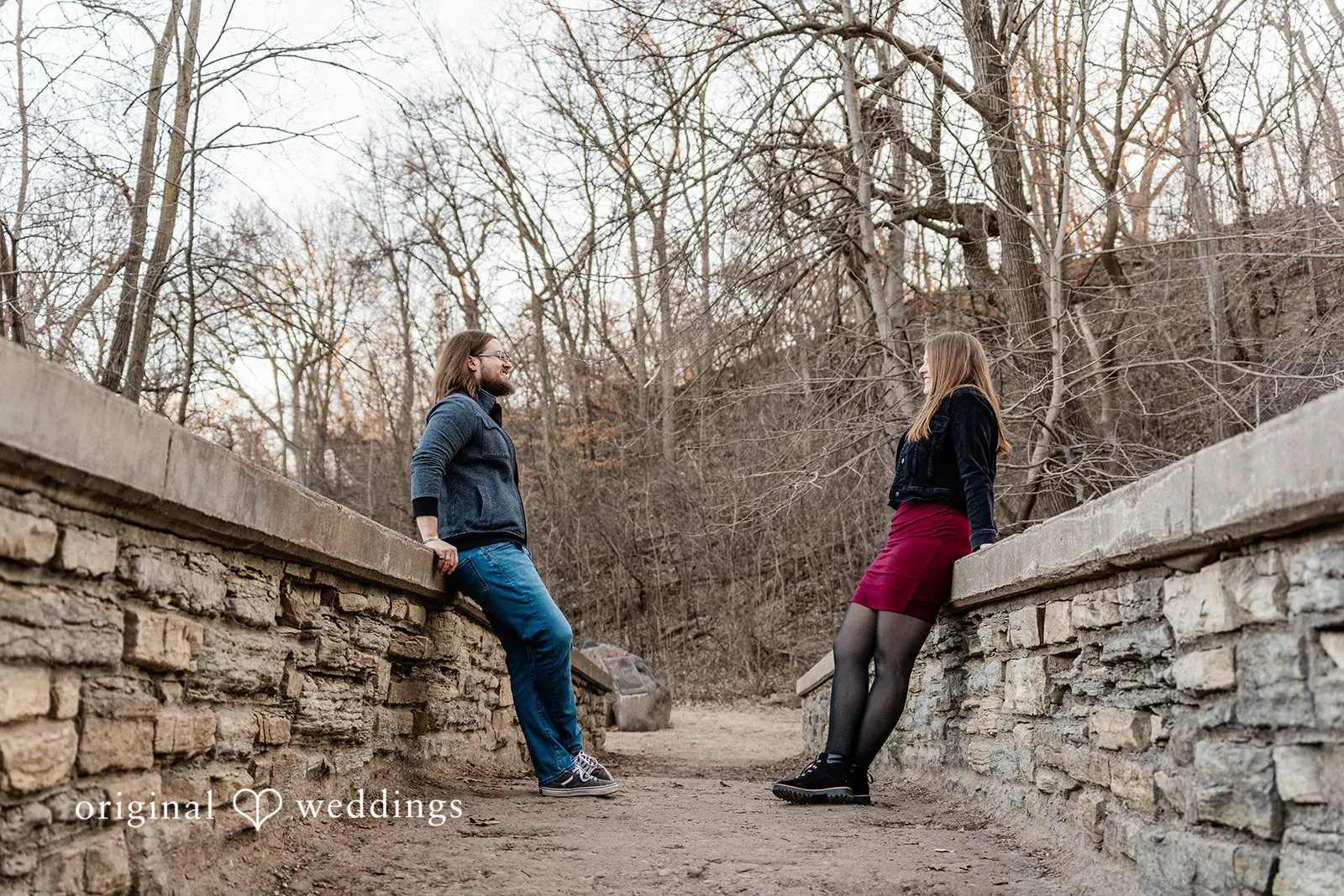 Courtney + Ross Minnehaha Falls Engagement // Courtney & Ross -
