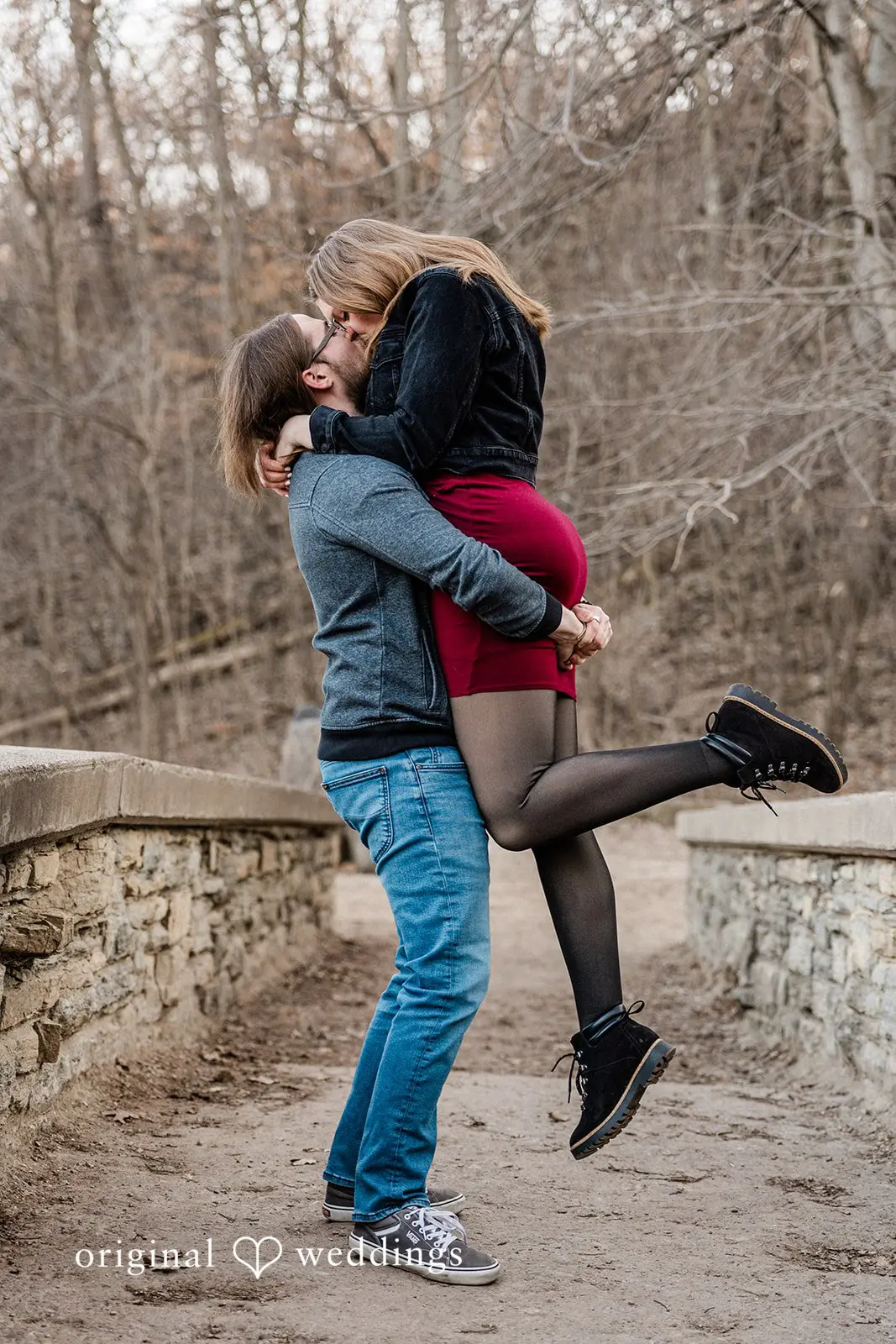 Courtney + Ross Minnehaha Falls Engagement // Courtney & Ross -