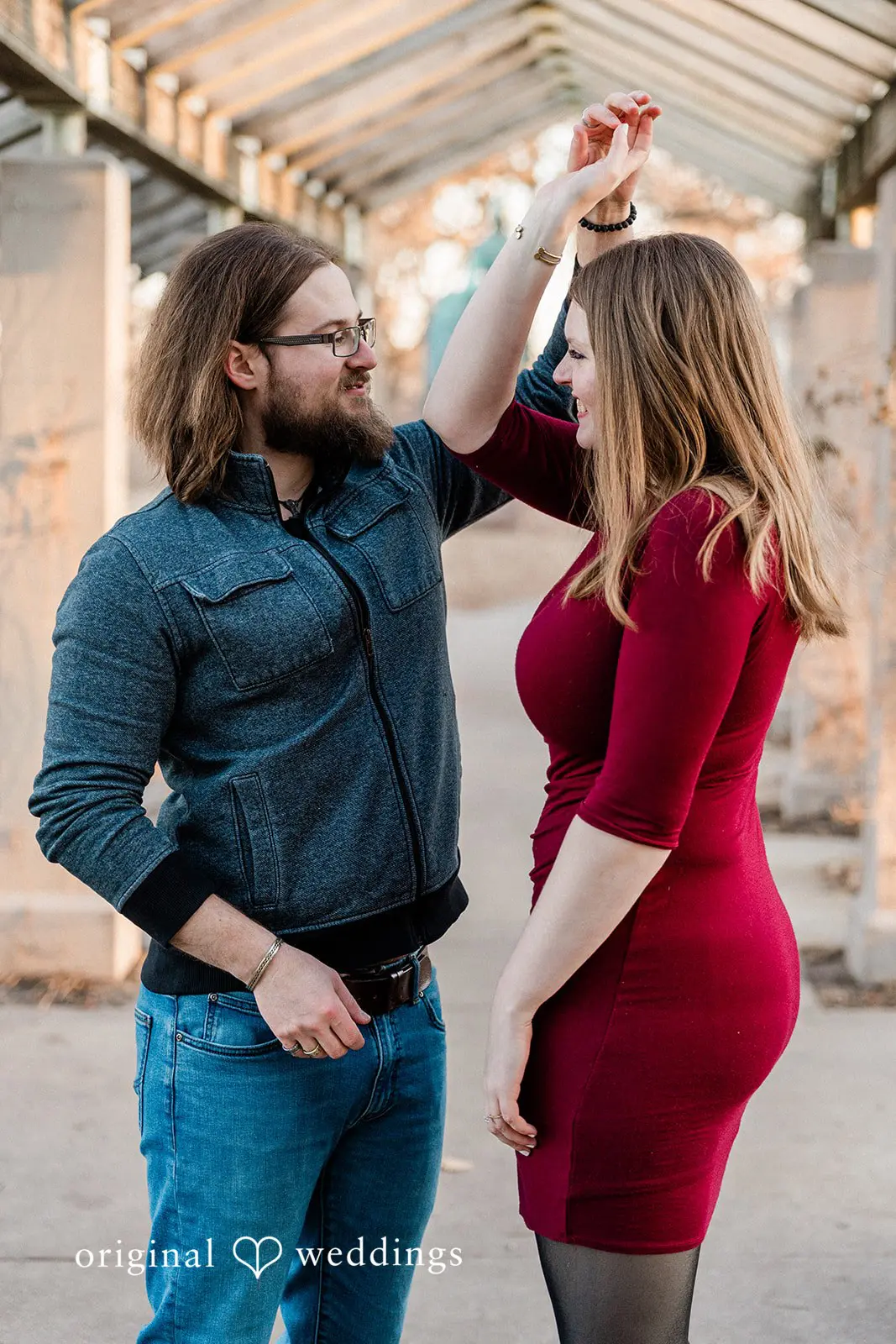 Courtney + Ross Minnehaha Falls Engagement // Courtney & Ross -