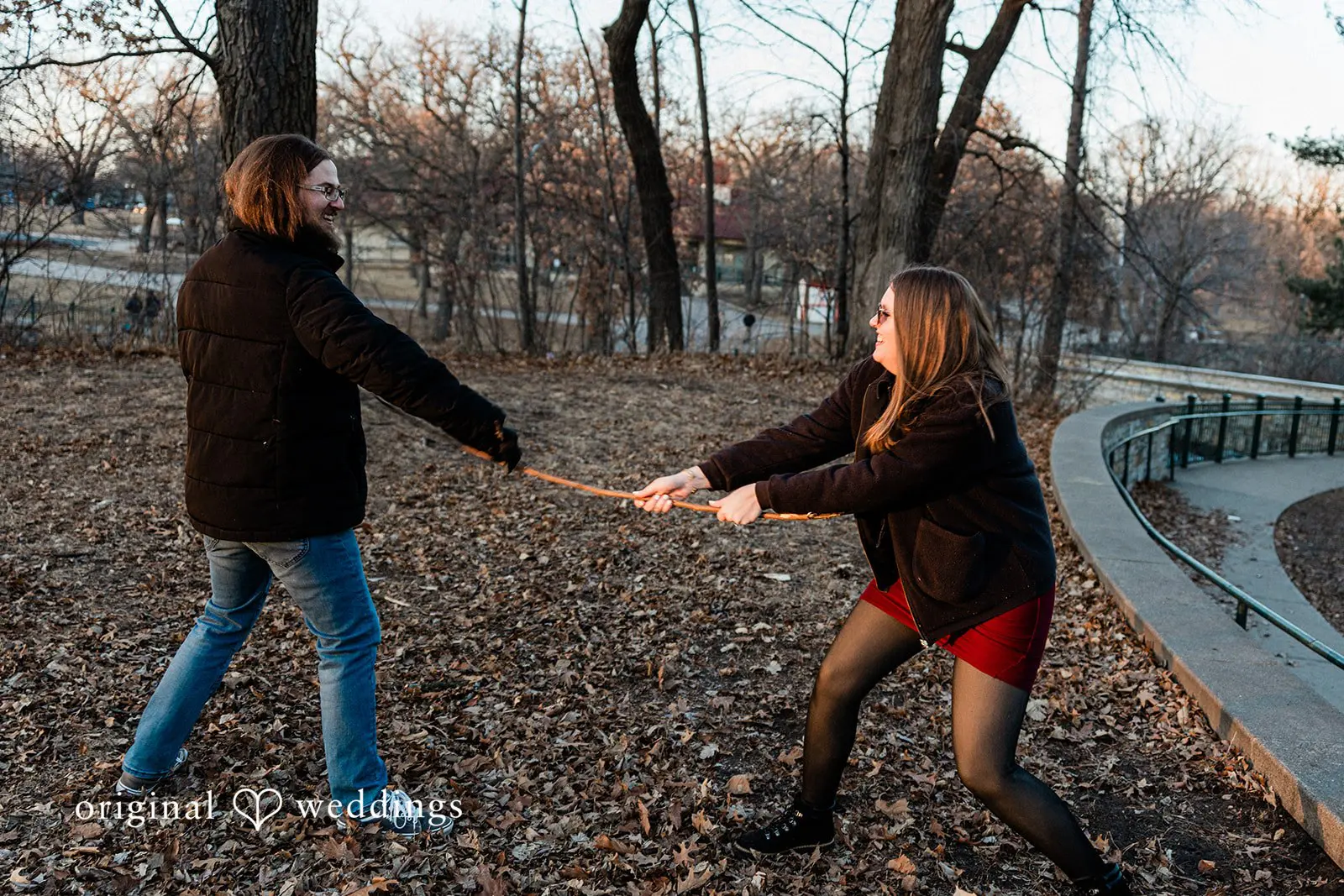 Courtney + Ross Minnehaha Falls Engagement // Courtney & Ross -
