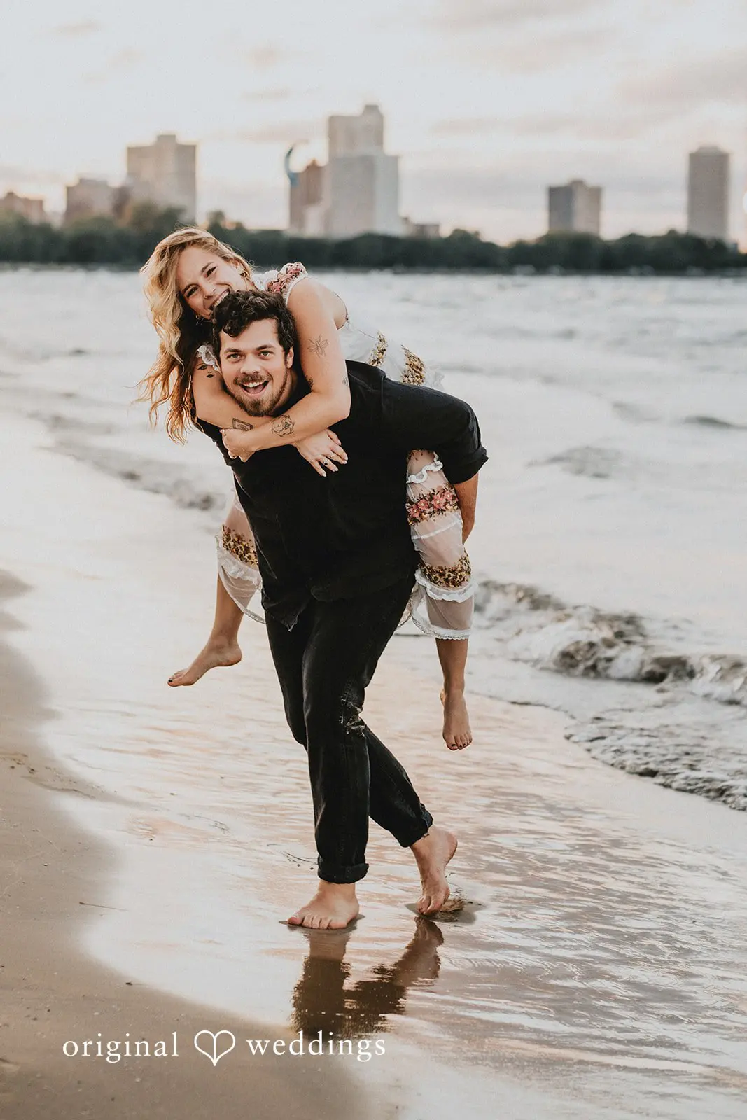 Montrose Harbor Engagement // Megan & Alex -