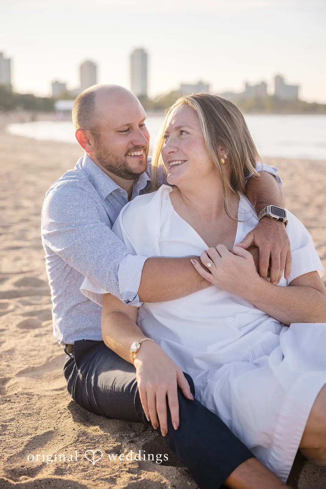 North Ave Beach Engagement // Meaghan & Jordan -