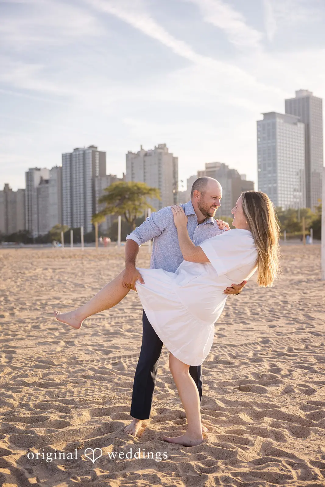 North Ave Beach Engagement // Meaghan & Jordan -