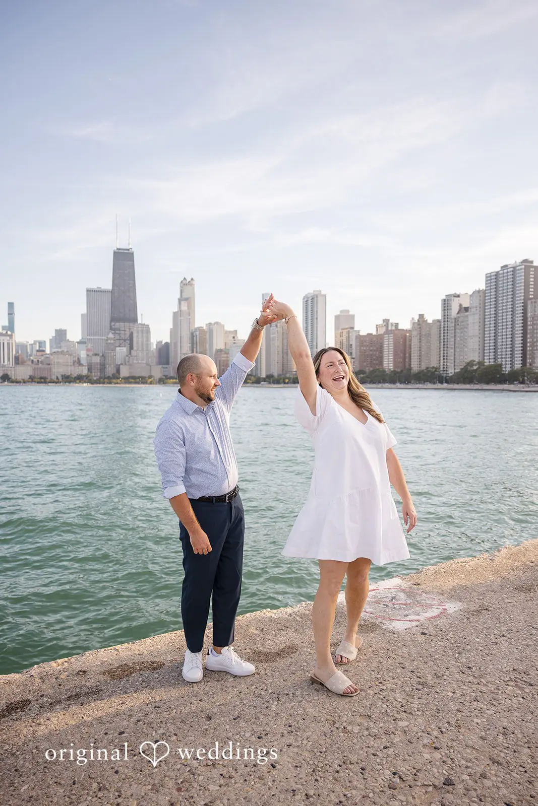 North Ave Beach Engagement // Meaghan & Jordan -