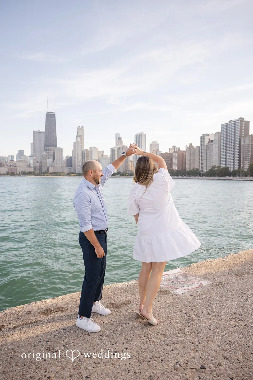 North Ave Beach Engagement // Meaghan & Jordan -