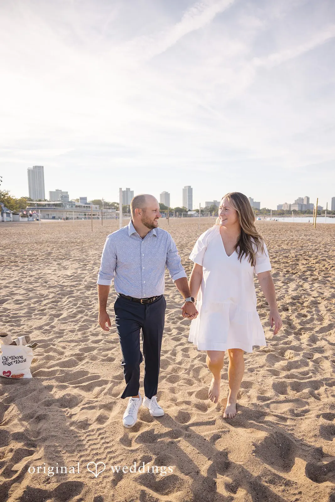 North Ave Beach Engagement // Meaghan & Jordan -