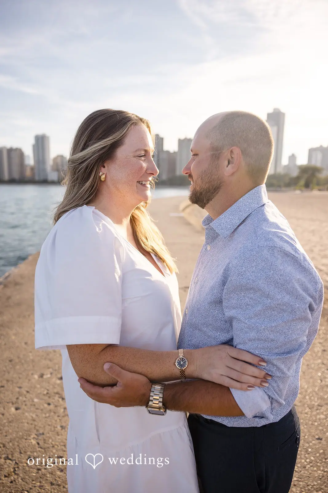 North Ave Beach Engagement // Meaghan & Jordan -